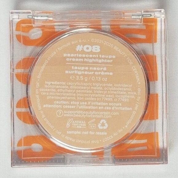 Beauty for Certain - Cream Highlighter - #08 Pearlescent Taupe - Picture 4 of 5
